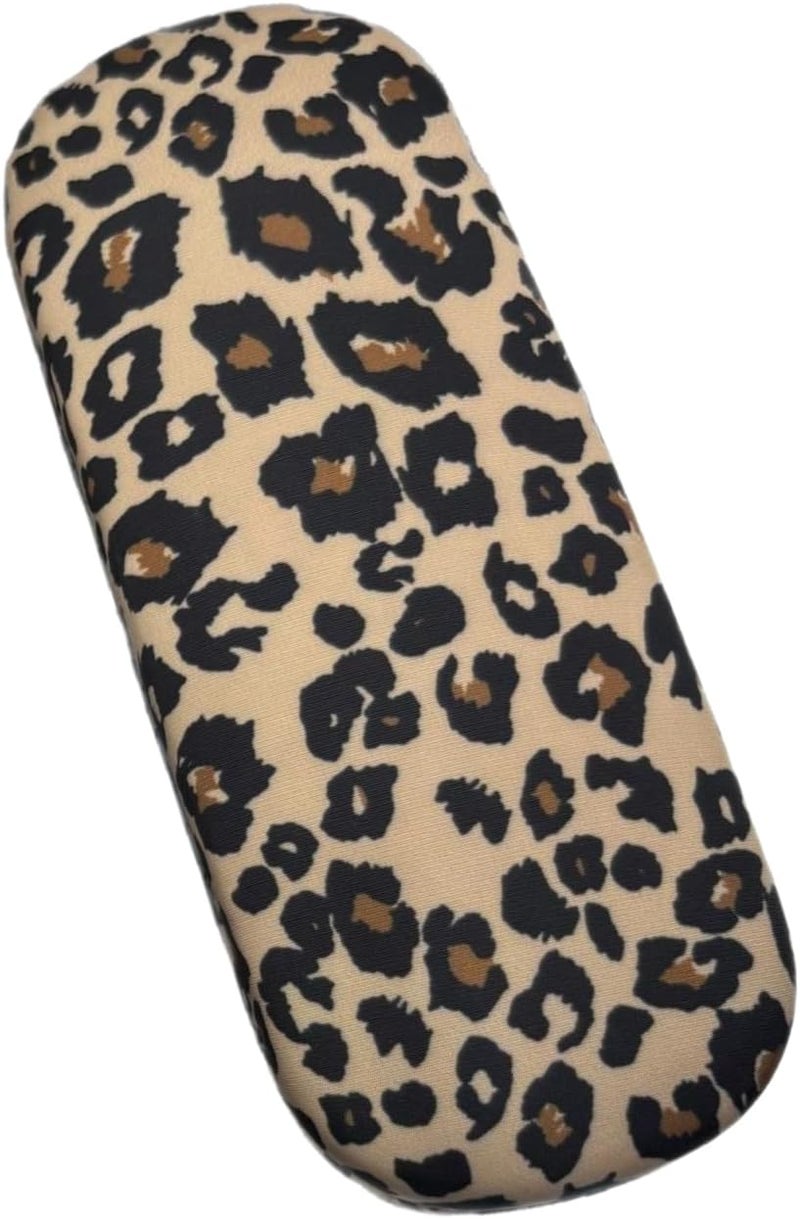Hard Shell Eyeglasses Case, PU Leather Protective Glasses Case, Cute Eyeglass Case for Women Men Girls